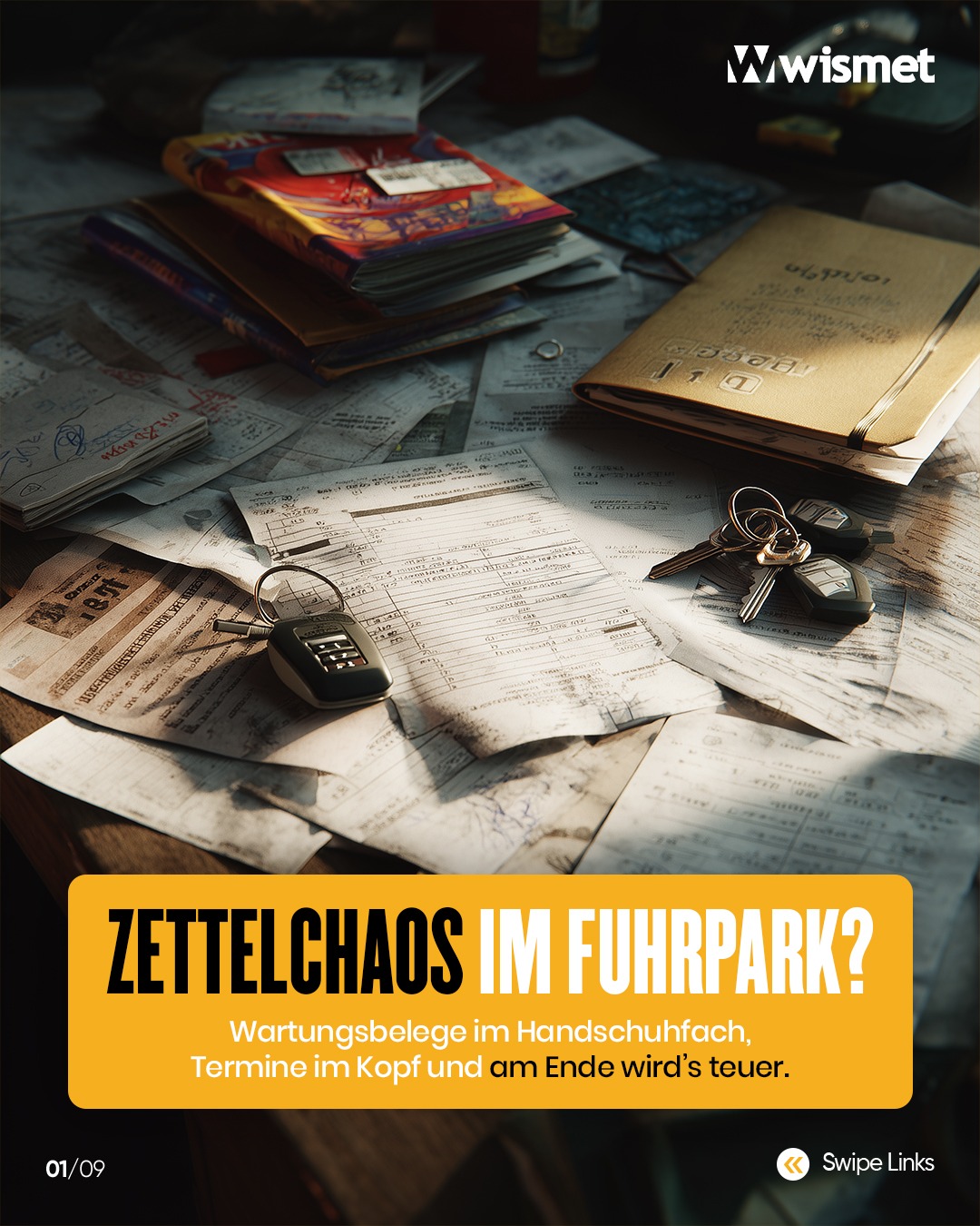 Zettelchaos im Fuhrpark?