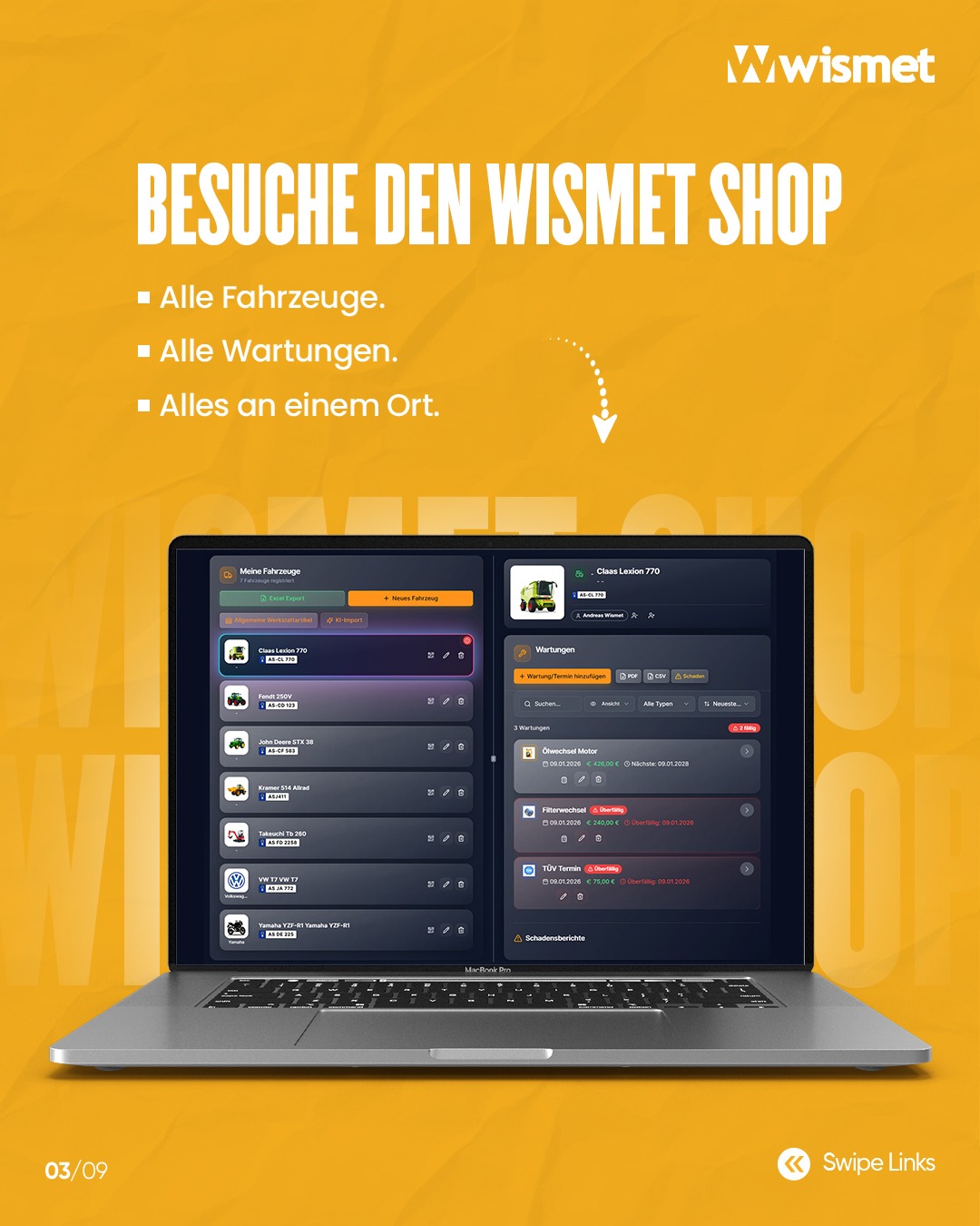 Besuche den WISMET Shop