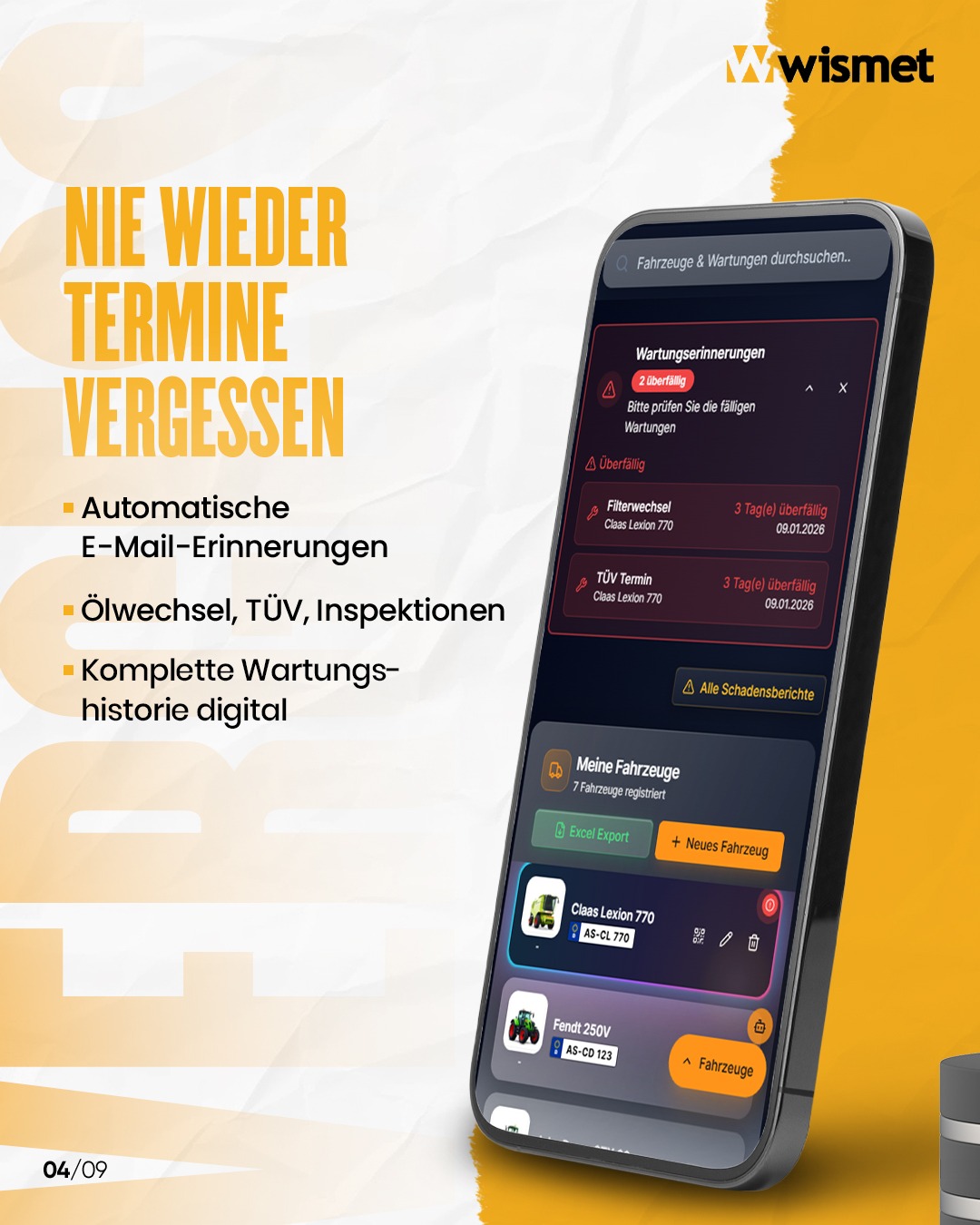 Nie wieder Termine vergessen